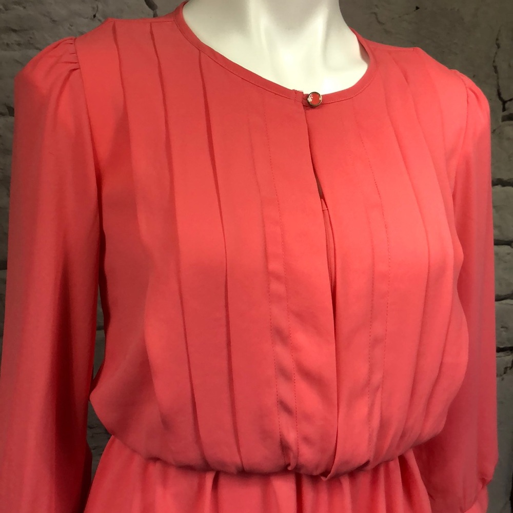 Forever 21 dress pink long sleeve office career